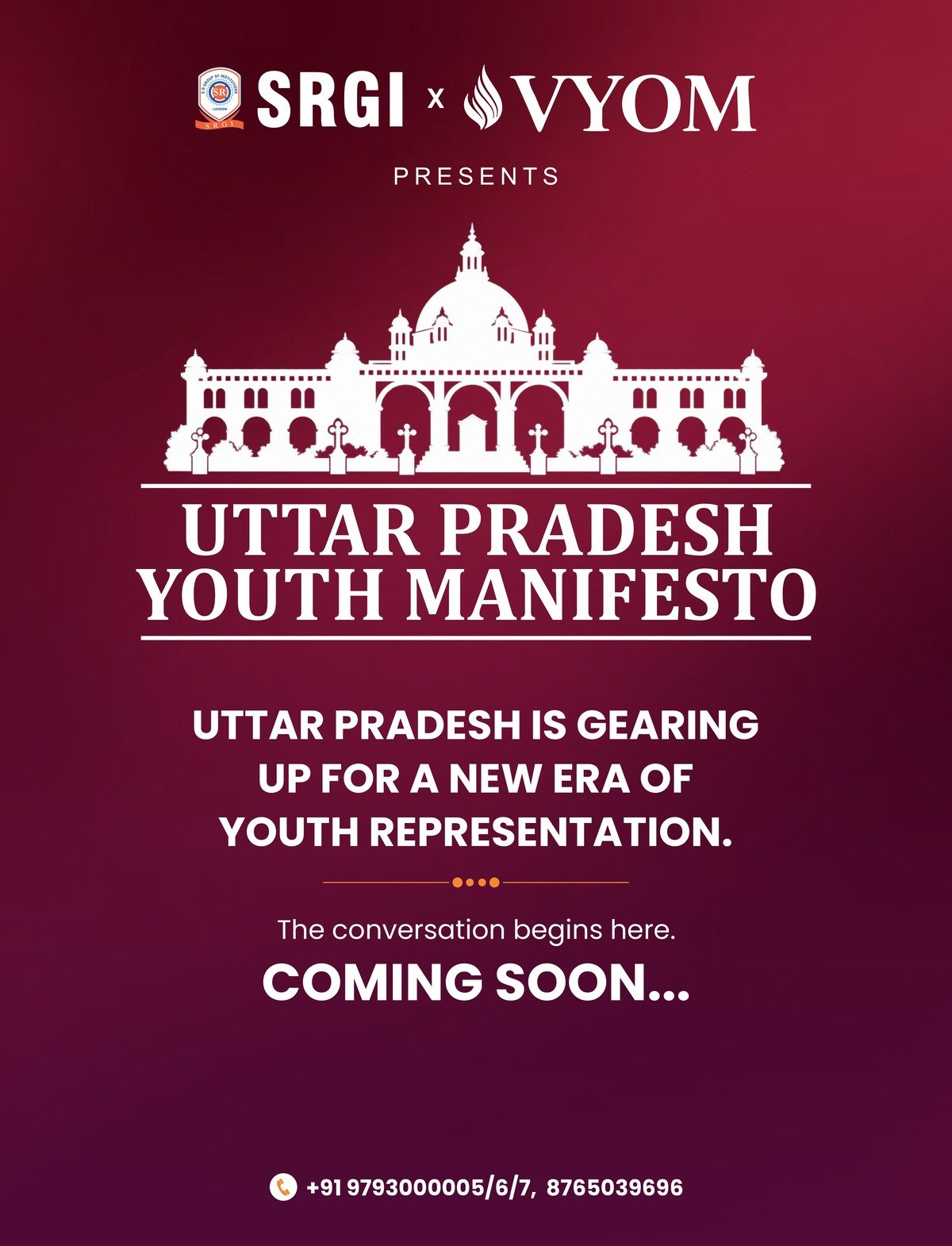Uttar Pradesh Youth Manifesto — SRGI × VYOM